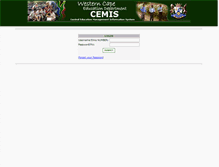 Tablet Screenshot of cemis.pgwc.gov.za
